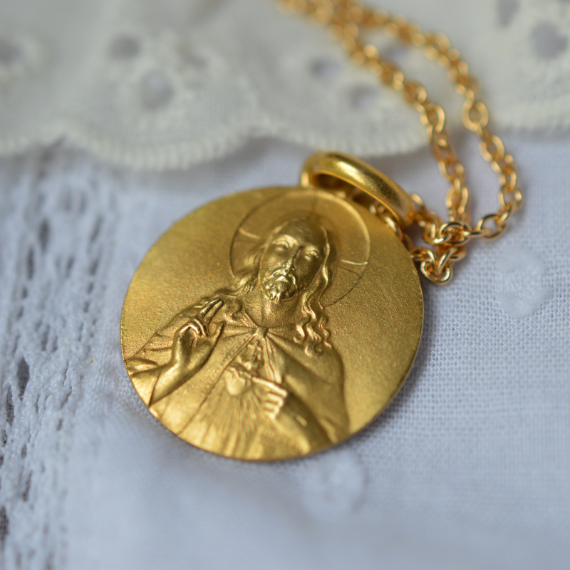 Médailles baptême Christ